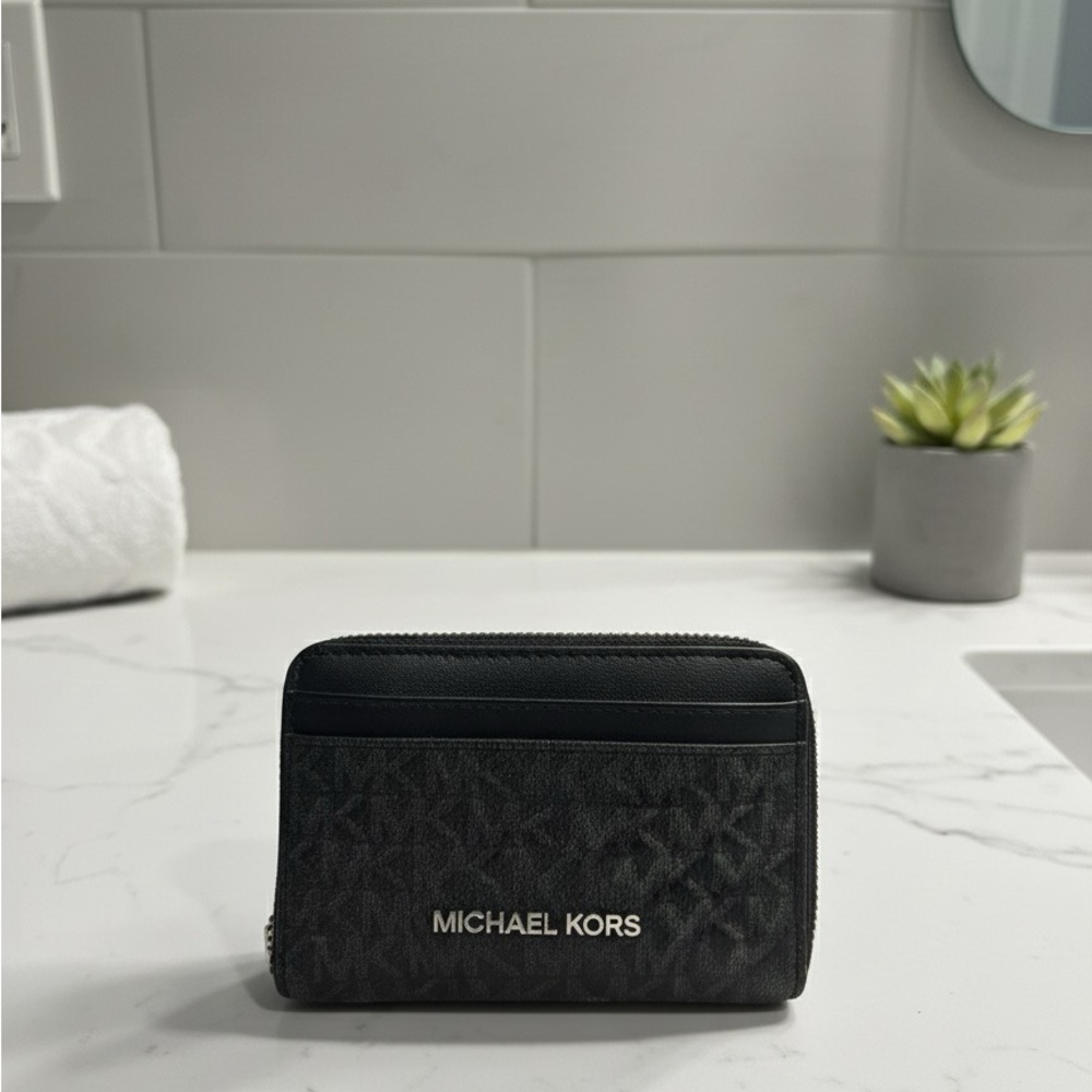 Michael Kors Black Monogram Wallet